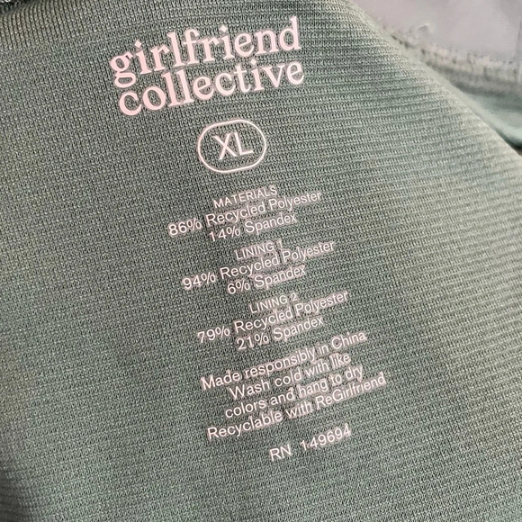 Girlfriend Collective Athletic Shorts Size XL - Picture 2 of 6